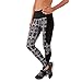 RBX Active Womens Full-Length High-Waisted Aztec Print Leggings