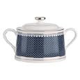 Thomas O'Brien Marielle Indigo Fine Bone China Covered Sugar