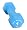 Cap Barbell Neoprene Dumbbell (Teal, 4-Pound)