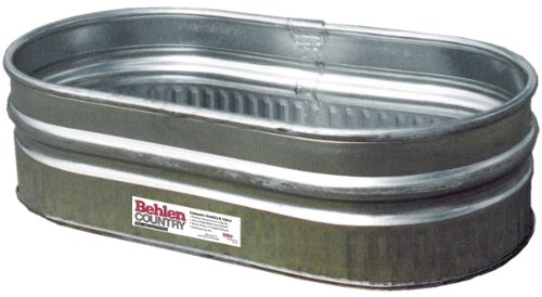 Behlen Country ST216 70-Gallon Shallow Galvanized Round-End Tank