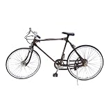 精巧な自転車の置物 (ロードバイク/水平ハンドル)