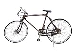 精巧な自転車の置物 (ロードバイク/水平ハンドル) ロードバイク