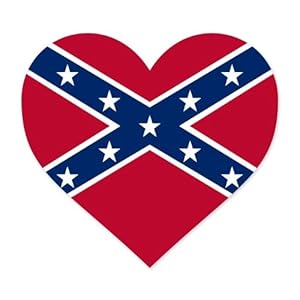 Rebel Flag Heart