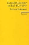 Deutsche Literatur im Exil 1933-1945:...
