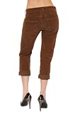 Current Elliott Boyfriend Jean Cord in Root Beer