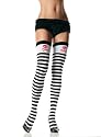 Leg Avenue Stripe Thigh Hi W/ Skull Print Top
