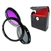 Zeikos ZE-FLK58 58mm Ensemble de filtre en verre - 3 Pi�ces (UV, Polariseur, Fluorescent) Professionel MULTI-COATED