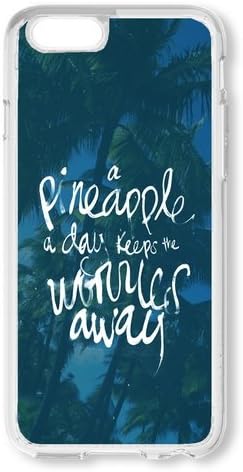 iPhone 6S Case Color Works a Pinneapple a Day Transparent PC Hard Case For Apple iPhone 6S 4.7 Inch Phone Case