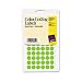 ~:~ AVERY-DENNISON ~:~ Self-Adhesive Removable Labels, 1/2in dia, Green Neon, 800/Pack