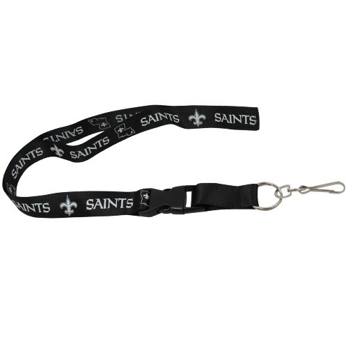 NFL New Orleans Saints Lanyard, Blackout