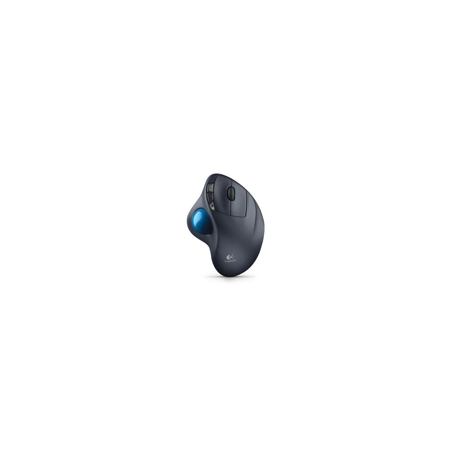 New-Logitech 910001799 - M570 Wireless Trackball, Four Buttons, Scroll, Black/Blue - LOG910001799