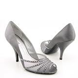 ALFANI Adora New Heels Slides Gray Womens