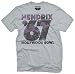 Jimi Hendrix Hollywood Bowl 67 Gray T-shirt Tee