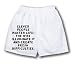 White Boxer Short with Clever people master life; the wise illuminate it and create f...