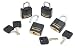 Master Lock #121Q 4PK 3/4"BLK Brass Padlock