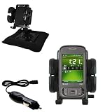 HTC 8925 Auto Bean Bag Dash Holder with Car Charger - Uses Gomadic TipExchange