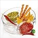 Tabletop Essentials Glass 3-Section Chip N' Dip Set