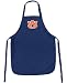 Auburn Apron Big College Logo Deluxe Auburn Tigers FOR Grilling, Barbecue, Kitchen and Cooking Best Unique Gifts for a Fans, Man, Men, HIM HER Women, Ladies. HOT GIFT IDEA!