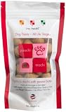 INU Treats, Poochi Mochi with Peanut Butter Dog Treats, 5-Ounce Pouches (Pack of 4)