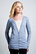 Club Collection Long Sleeve Cashmere Blend V-Neck Cardigan