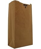 Duro Grocery Bag, Kraft Paper, 6 lb Capacity, 6"x3-5/8"x11-1/16" 500 ct, ID# 18406