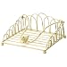 Antiqued Metal Napkin Holder with Bird