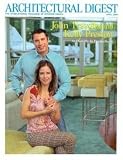 Architectural Digest - John Travolta and Kelly Preston At the Fly-In Florida Home (April 2004)