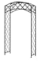 Panacea Products Arched Lattice Arbor, Black