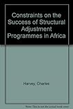 Constraints on the success of structural adjustment programmes in Africa