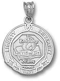 Liberty Flames Solid Sterling Silver Seal Pendant