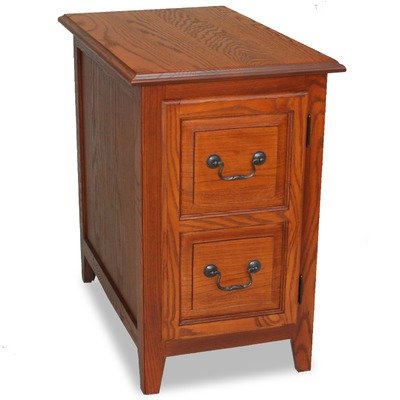 Shaker Cabinet End Table (Oak)