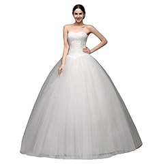 Satin/Tulle Scoop Neck Sweetheart Lace-Up  2015  Ball Gown Wedding Dress 