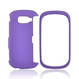 PURPLE Rubberized Hard Case Cover for LG Octane