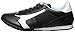 Diesel Men's Claw Action S-Actwings Leather Fashion Sneaker, Black/White, 9 M US
