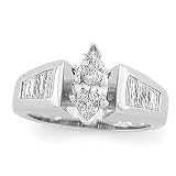 Platinum Diamond Engagement Ring Semimount - 1.00 Ct. - CENTER STONE NOT INCLUDED