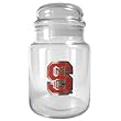 North Carolina State Wolfpack NCAA 31oz Glass Candy Jar - Primary Logo by Great American Products