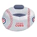 Chicago Cubs - MLB Vinyl Inflatable Chair w/ faux suede cushions - 42x42x30