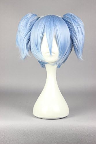 springcos Assassination Classroom Shiota Nagisa Japanese Anime Ponytails Wig Ice Blue