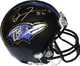 Ray Lewis Autographed/Hand Signed Baltimore Ravens Replica Mini Helmet- JSA Hologram