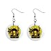 Black Cat Halloween Earrings