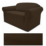 Stretch Pique Dutch Chocolate Furniture Slipcover Sofa 711