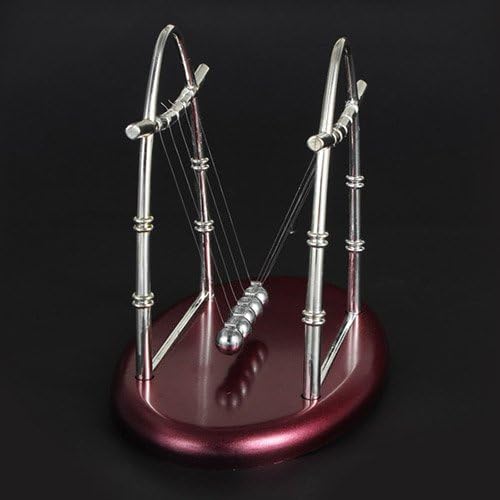 Newtons Cradle Steel Balance Ball Physics Science Fun Desk Toy