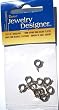 7mm Spring Ring, Silver Plated, 10 Pc/Pkg