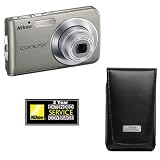 Coolpix S210 Camera, Bronze with Case and Extended Warranty