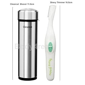 Cleancut Intimate Area Shaving Kit   Pubic / Bikini Hair Removal for Men and Women