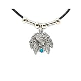 Earth Spirit Necklace Wolf Dream Catcher