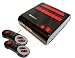 Retro Duo System (Red/Black) for 8 Bit NES & 16 Bit SNES