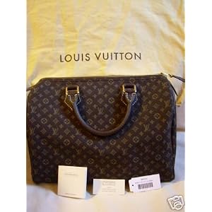Louis Vuitton Mini Lin Monogram Speedy 30 *Mirror*