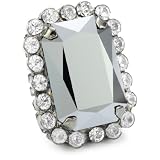 Sorrelli Midnight Moon Adjustable Cocktail Rin