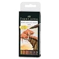 Faber-Castell Pitt Artist Pen Pen 6Er Terra